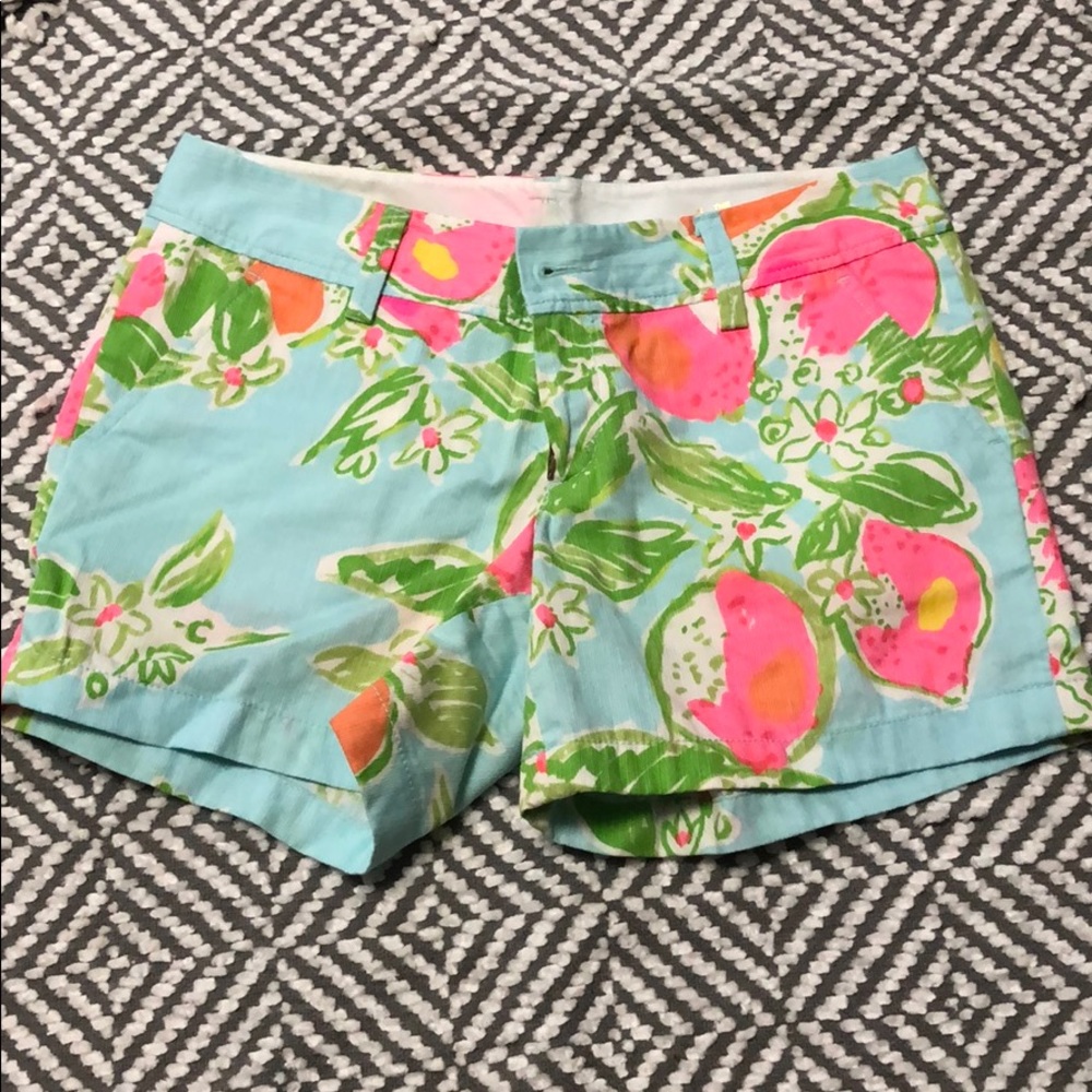 Lilly Pulitzer Pink Lemonade Shorts